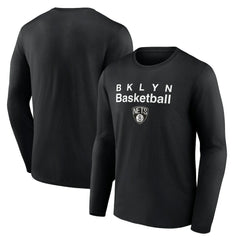 Brooklyn Nets Pick & Roll Coverage Long Sleeve T-Shirt