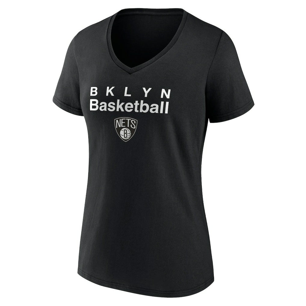 Brooklyn Nets Pick & Roll Coverage V-Neck T-Shirt