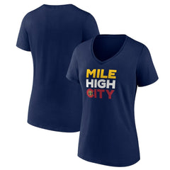 Denver Nuggets Pick & Roll Coverage V-Neck T-Shirt sale