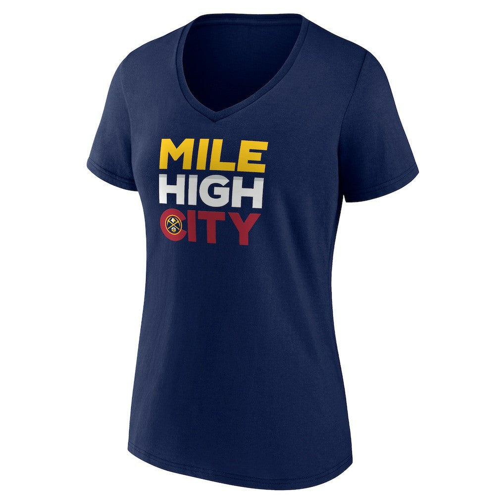 Denver Nuggets Pick & Roll Coverage V-Neck T-Shirt sale