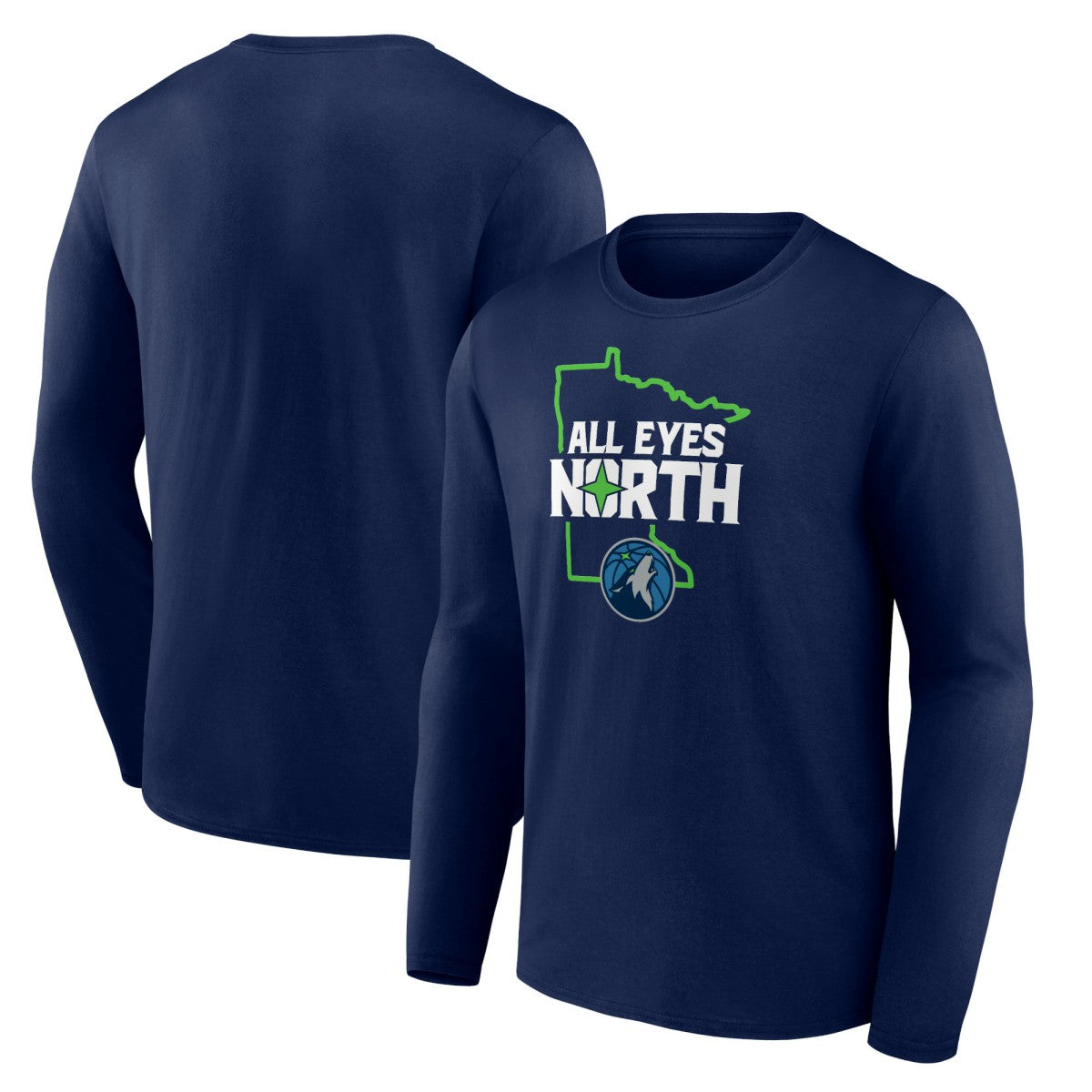 Minnesota Timberwolves Pick & Roll Coverage Long Sleeve T-Shirt