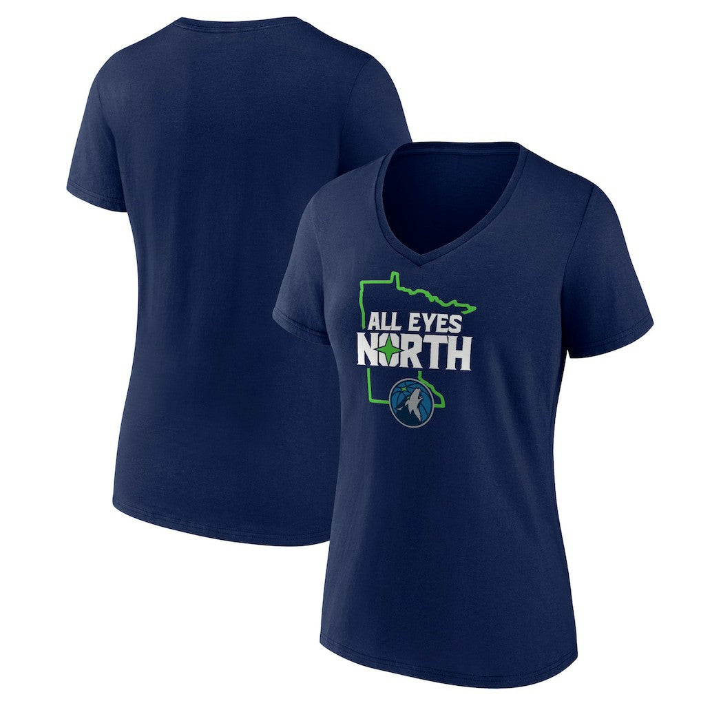 Minnesota Timberwolves Pick & Roll Coverage V-Neck T-Shirt