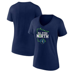 Minnesota Timberwolves Pick & Roll Coverage V-Neck T-Shirt
