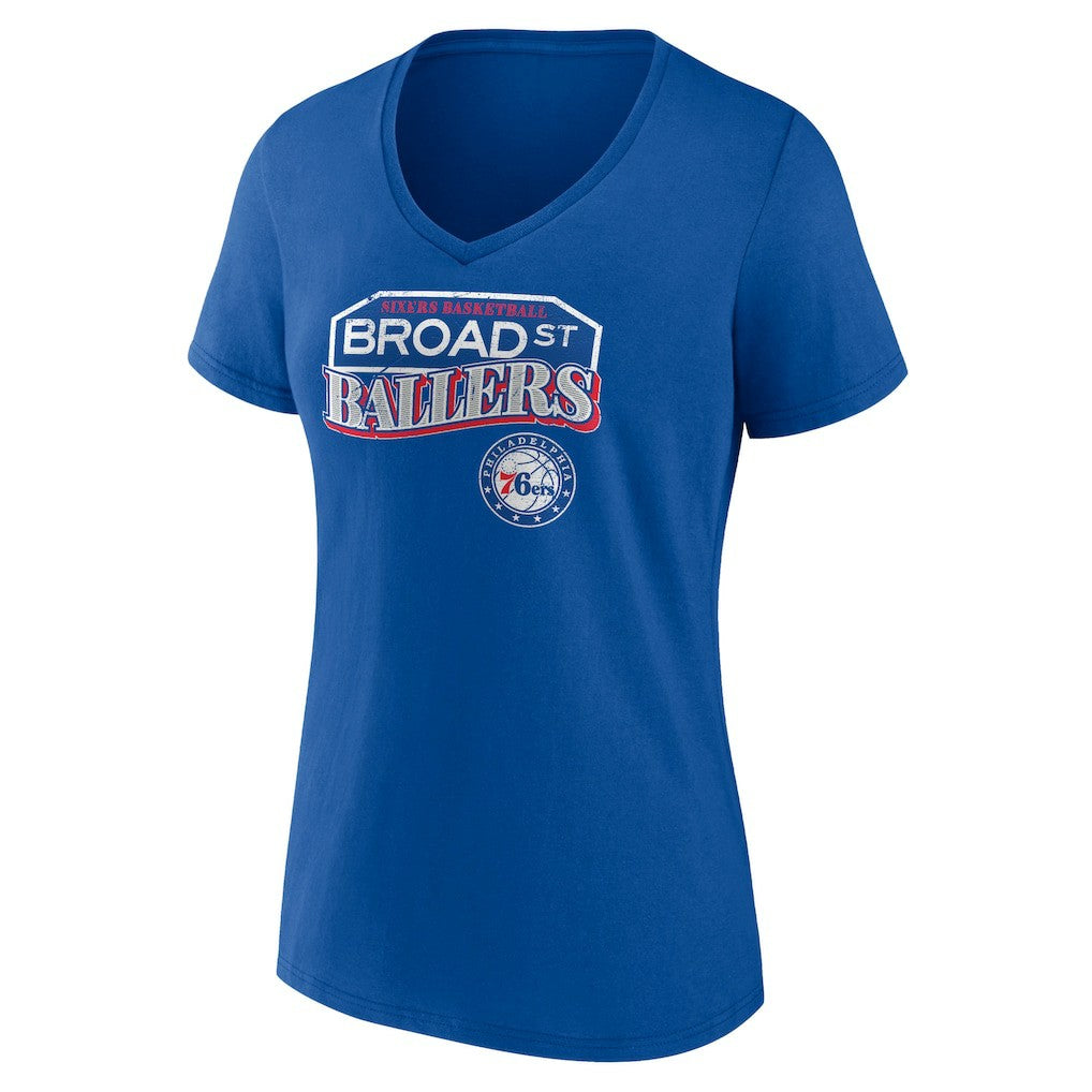 Philadelphia 76ers Pick & Roll Coverage V-Neck T-Shirt