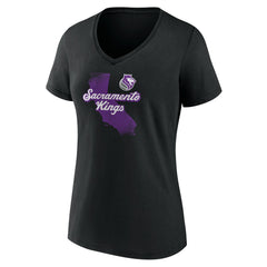 Sacramento Kings Pick & Roll Coverage V-Neck T-Shirt
