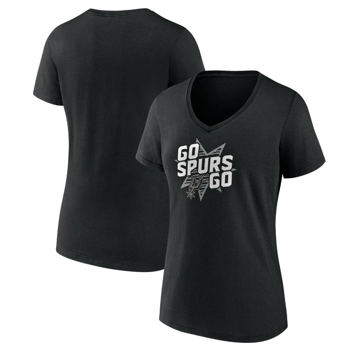 San Antonio Spurs Pick & Roll Coverage V-Neck T-Shirt