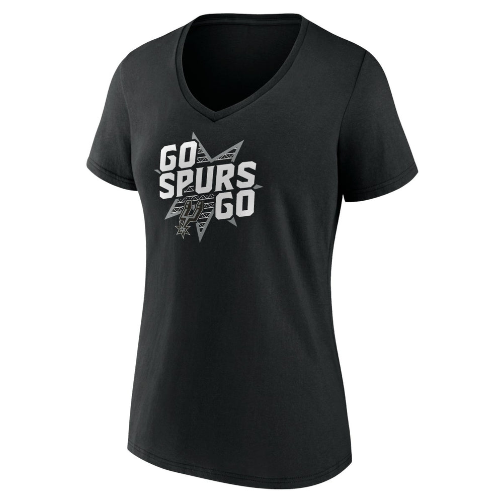 San Antonio Spurs Pick & Roll Coverage V-Neck T-Shirt