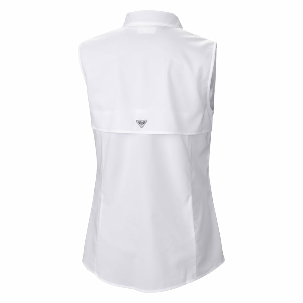 Women's PFG Tamiami Omni-Shade Sleeveless Button-Up Shirt - Pittsburgh Steelers
