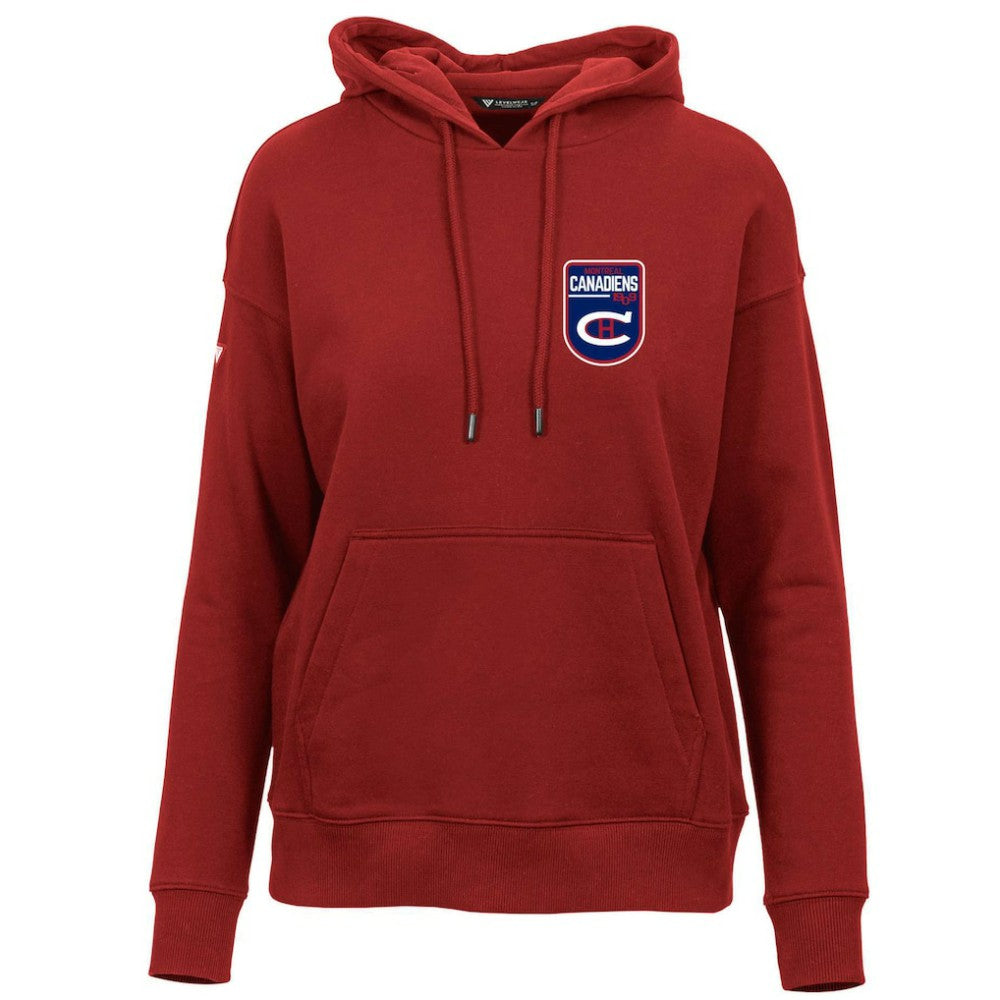 NHL Montreal Canadiens Levelwear Women's Retro Adorn Pullover Hoodie
