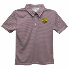 Barcelona Vive La Fete Youth Pencil Stripe Polo