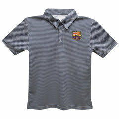 Barcelona Vive La Fete Youth Pencil Stripe Polo