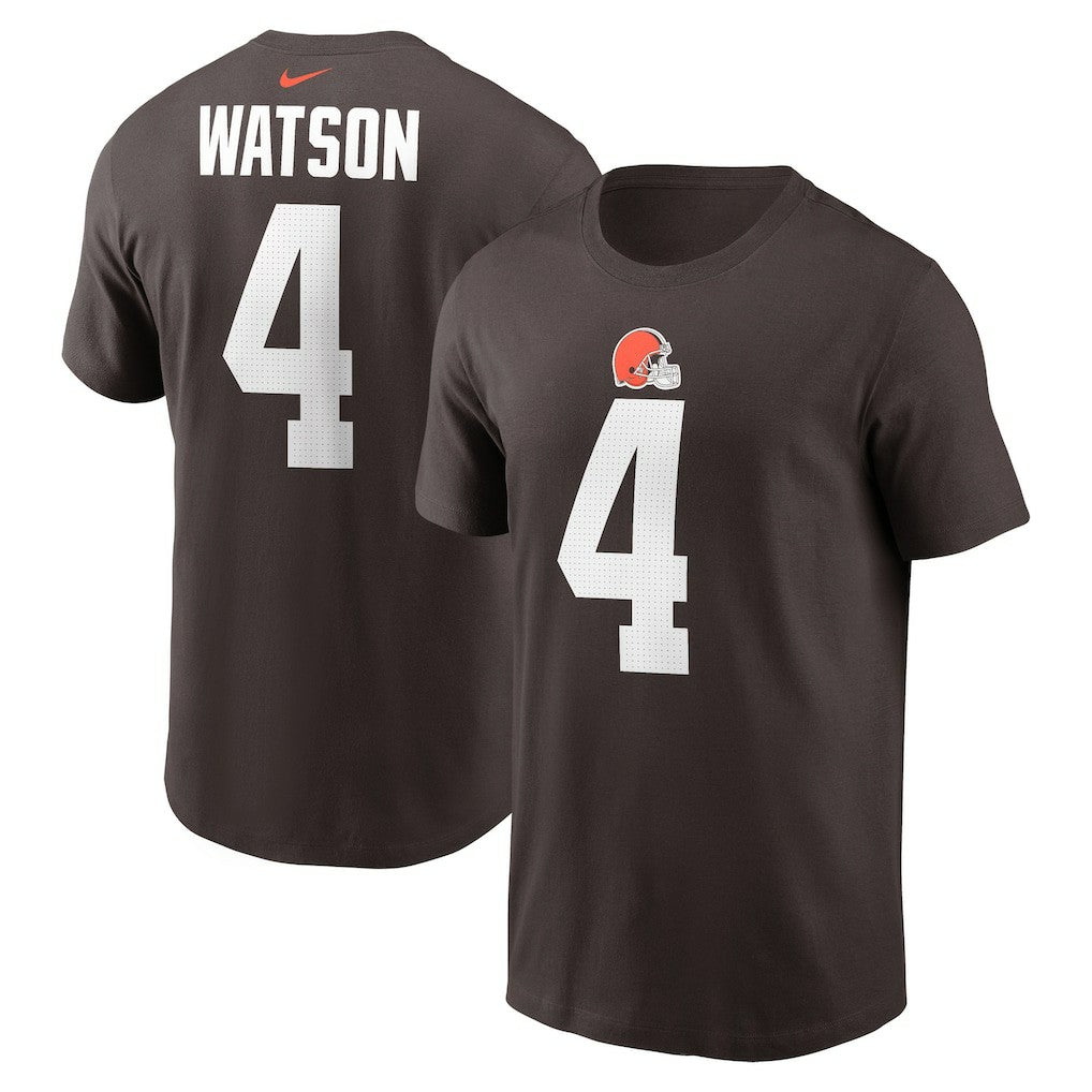 Deshaun Watson  Player Name & Number T-Shirt - Cleveland Browns T-shirts