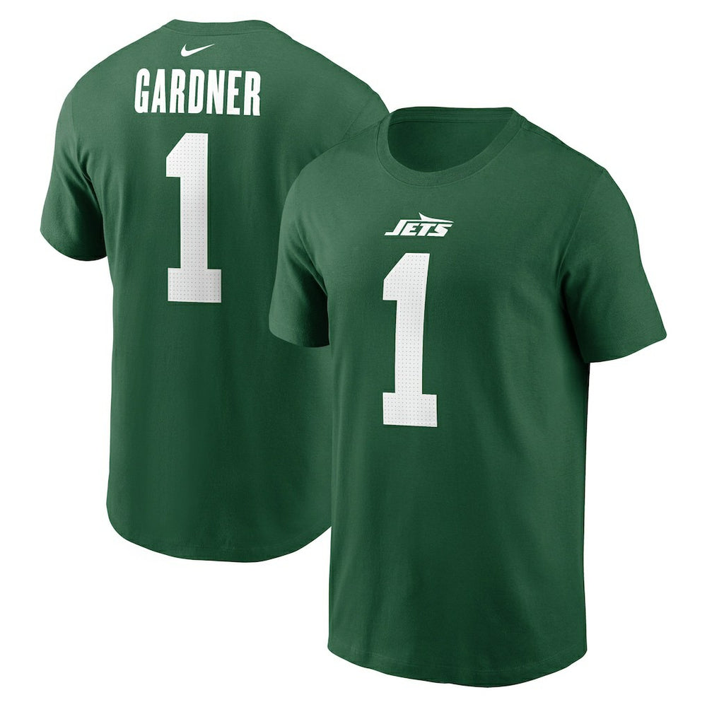 Sauce Gardner  Name & Number T-Shirt - New York Jets T-shirts