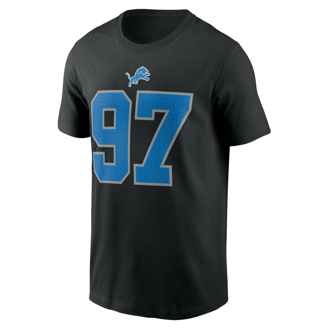 Aidan Hutchinson  Player Name & Number T-Shirt - Detroit Lions T-shirts