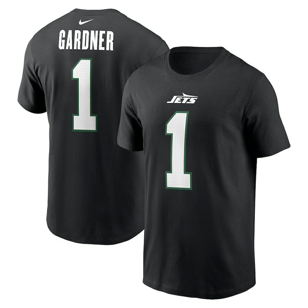 Ahmad Sauce Gardner  Name & Number T-Shirt - New York Jets T-shirts
