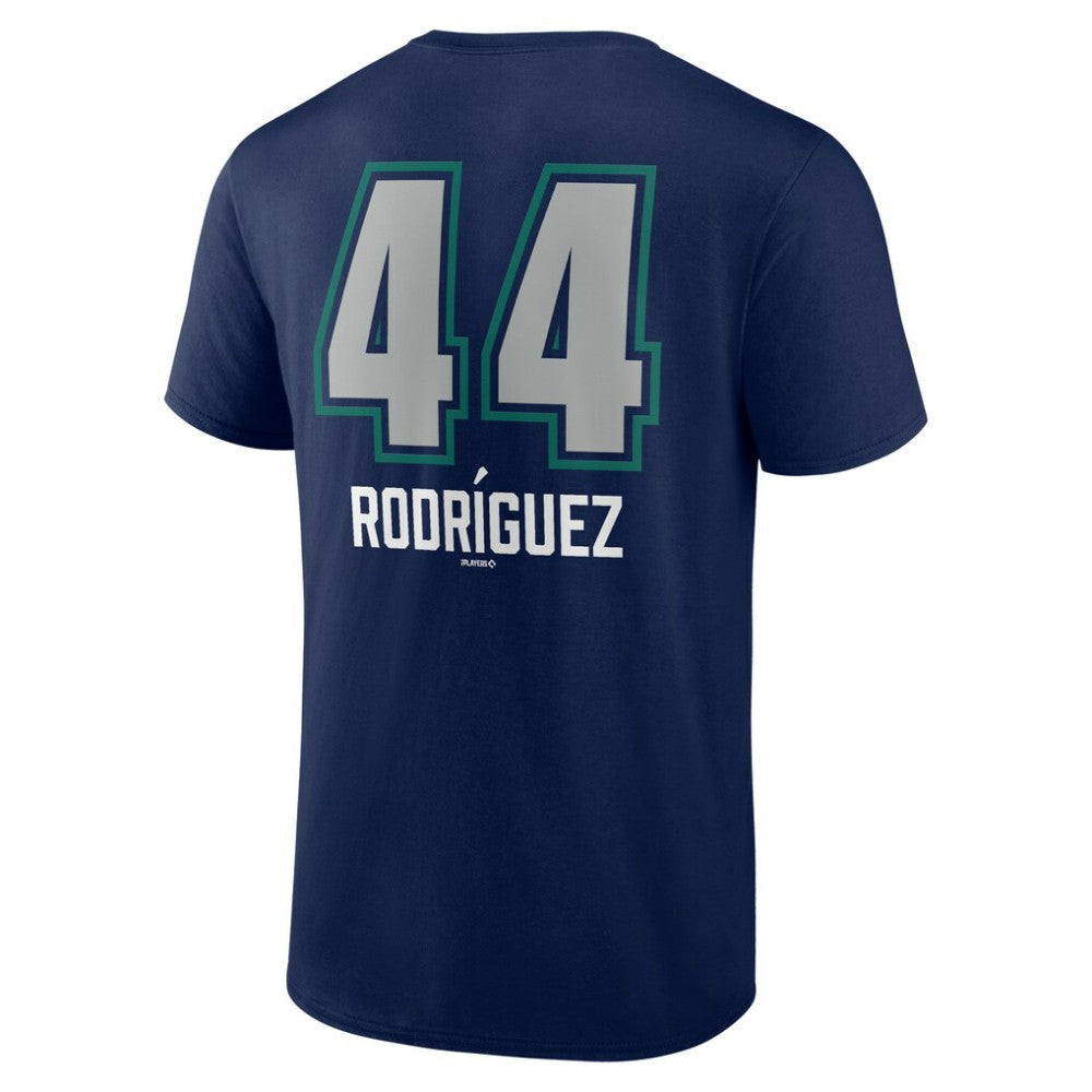 Navy Julio Rodríguez Seattle Mariners Name & Number Fastball T-Shirt