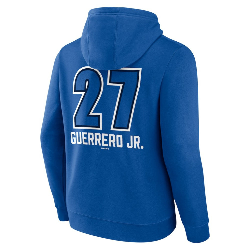 Royal Vladimir Guerrero Jr. Toronto Blue Jays Name & Number Fastball Pullover Hoodie