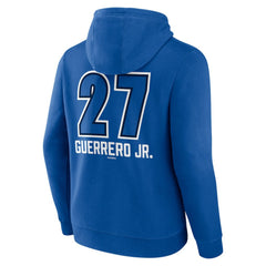 Royal Vladimir Guerrero Jr. Toronto Blue Jays Name & Number Fastball Pullover Hoodie