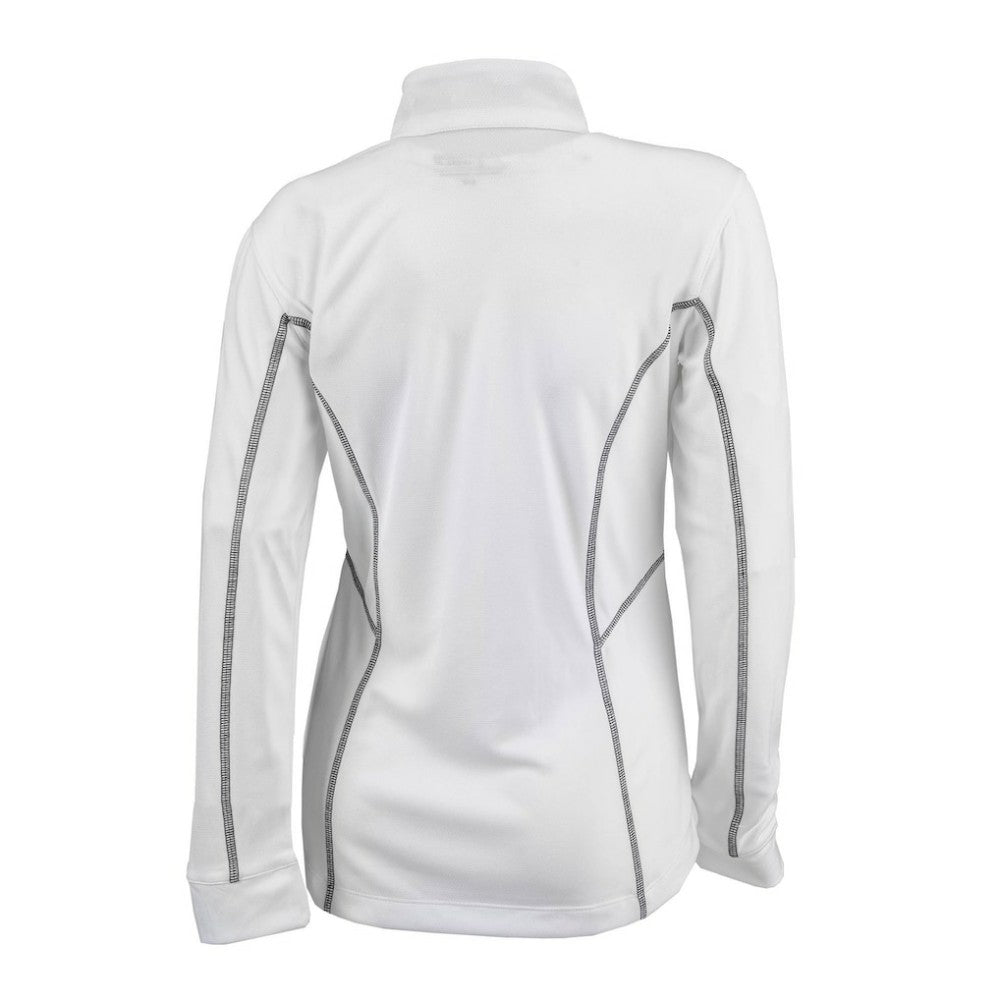White Athletics Columbia Women's Omni-Wick Shotgun Quarter-Zip Pullover Top