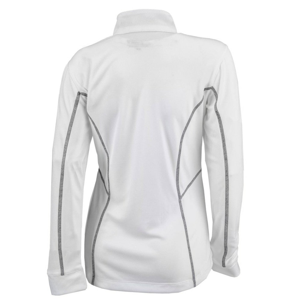 White Tampa Bay Rays Columbia Women's Omni-Wick Shotgun Quarter-Zip Pullover Top