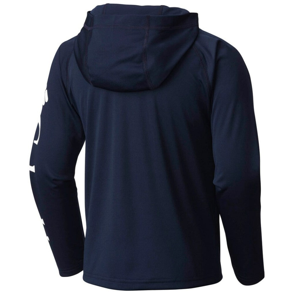 Navy St. Louis Cardinals Columbia Youth Terminal Tackle Long Sleeve Hoodie T-Shirt