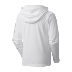 White Los Angeles Dodgers Columbia Youth Terminal Tackle Long Sleeve Hoodie T-Shirt
