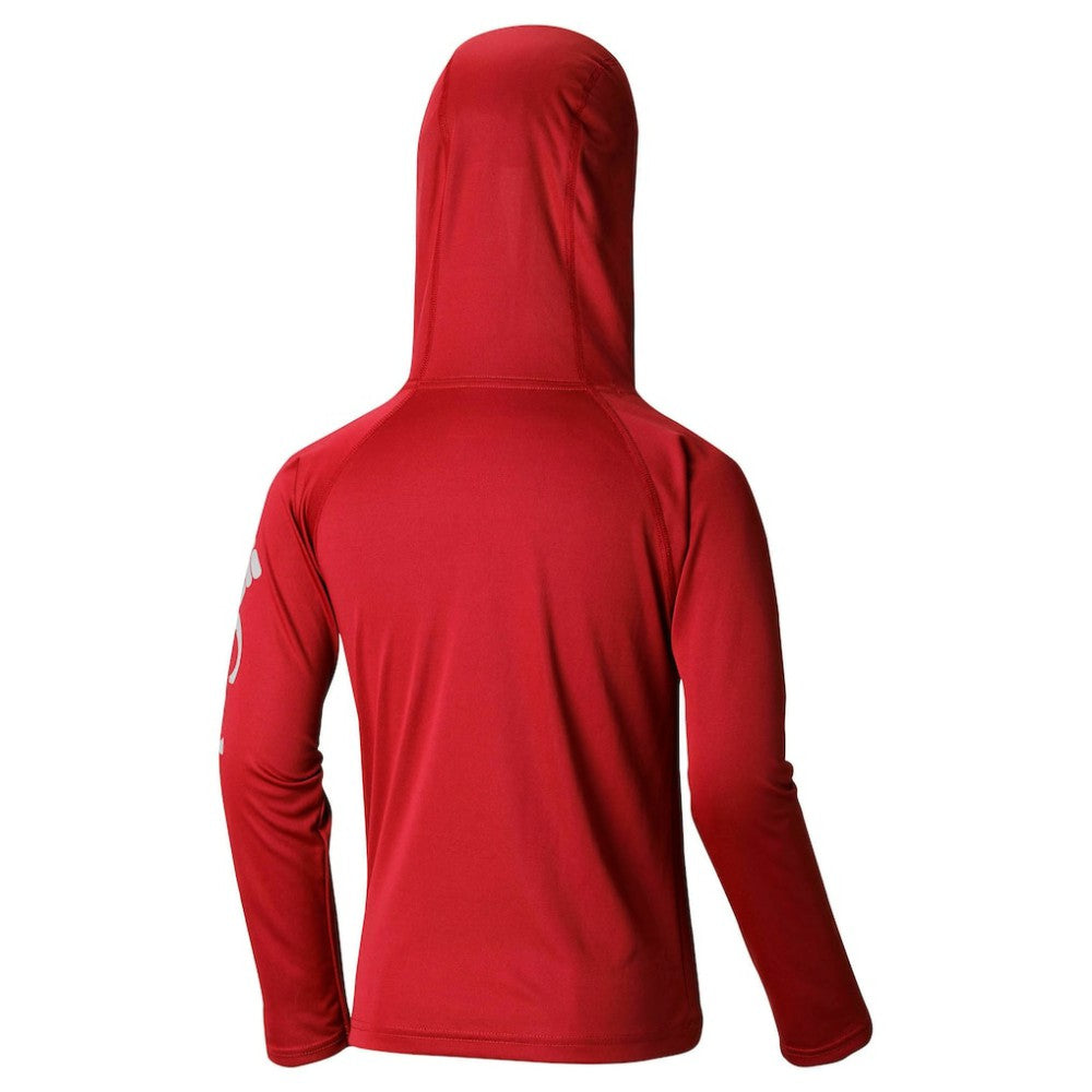 Red Boston Red Sox Columbia Youth Terminal Tackle Long Sleeve Hoodie T-Shirt