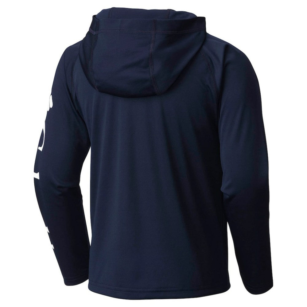 Navy Houston Astros Columbia Youth Terminal Tackle Long Sleeve Hoodie T-Shirt