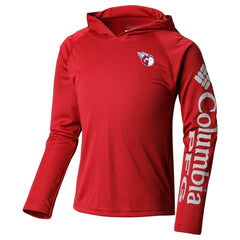 Red Cleveland Guardians Columbia Youth Terminal Tackle Long Sleeve Hoodie T-Shirt