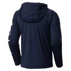 Navy New York Yankees Columbia Youth Terminal Tackle Long Sleeve Hoodie T-Shirt