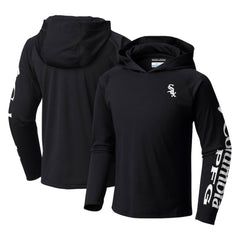 Black Chicago White Sox Columbia Youth Terminal Tackle Long Sleeve Hoodie T-Shirt