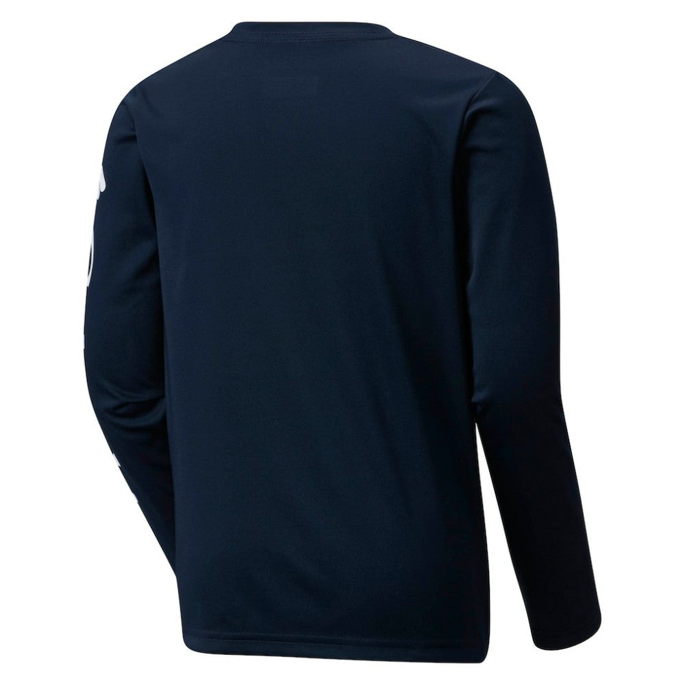 Navy Atlanta Braves Columbia Youth Terminal Tackle Long Sleeve T-Shirt
