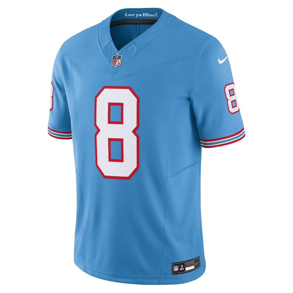 Will Levis  Alternate Oilers Throwback Vapor F.U.S.E. Limited Jersey - Tennessee Titans Jerseys