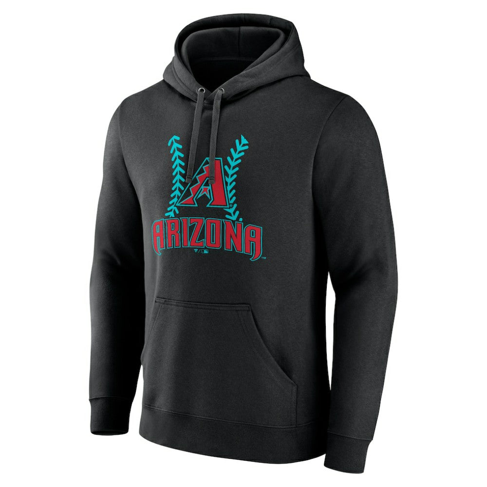 Black Ketel Marte Arizona Diamondbacks Name & Number Fastball Pullover Hoodie