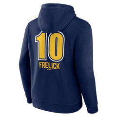 Navy Sal Frelick Milwaukee Brewers Name & Number Fastball Pullover Hoodie