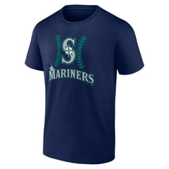 Navy Cal Raleigh Seattle Mariners Name & Number Fastball T-Shirt