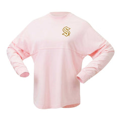 NHL Seattle Kraken Fanatics Women's Spirit Jersey Long Sleeve T-Shirt