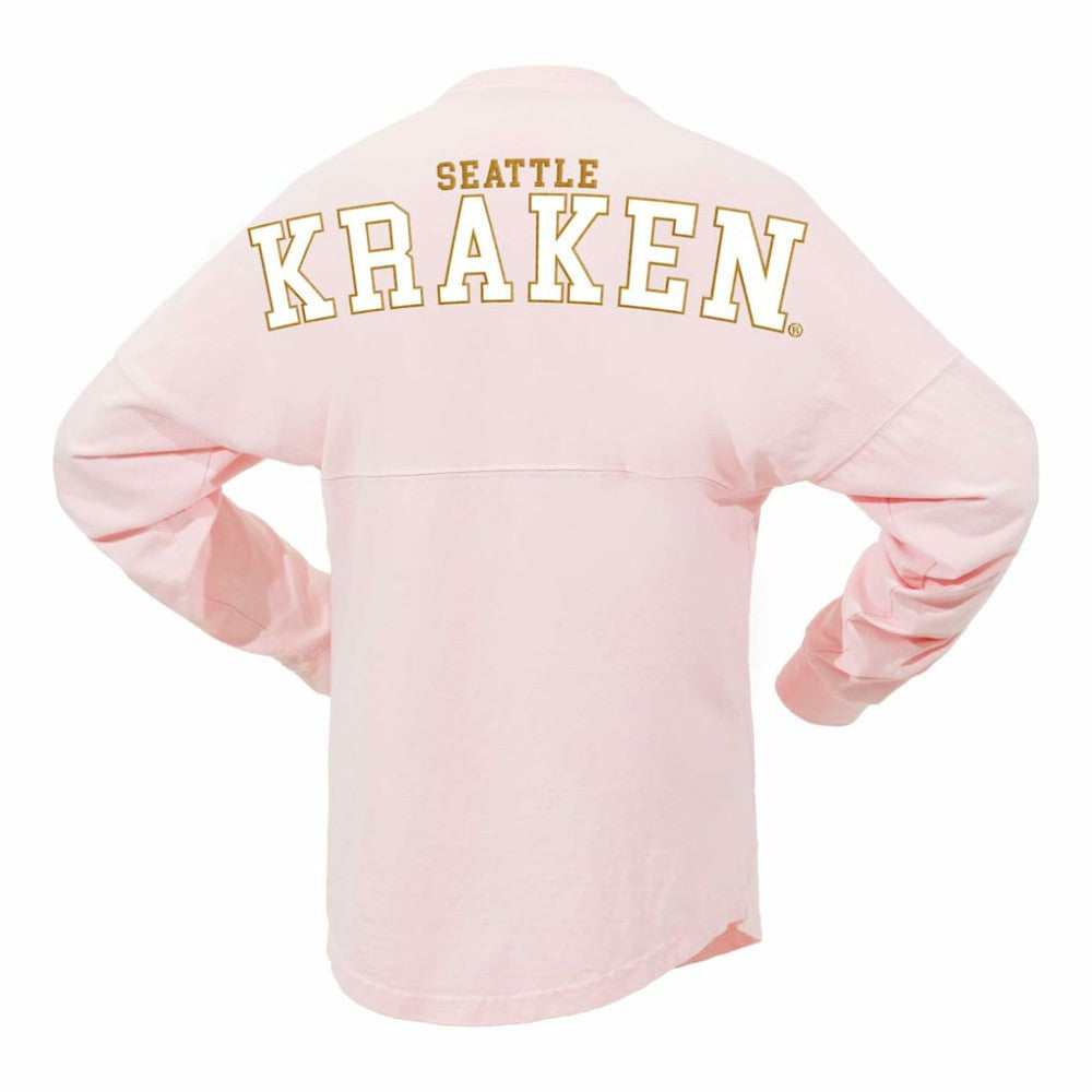 NHL Seattle Kraken Fanatics Women's Spirit Jersey Long Sleeve T-Shirt