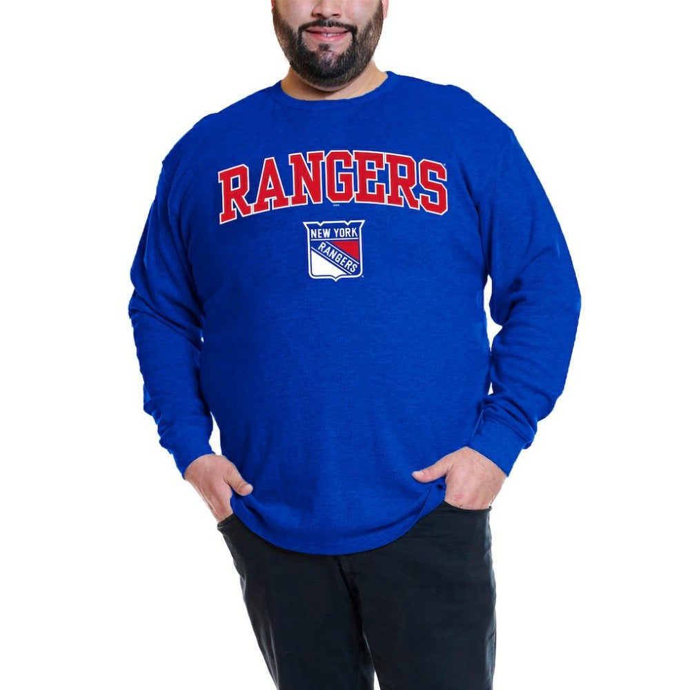 NHL Artemi Panarin New York Rangers Profile Big & Tall Name & Number Thermal Pullover Sweatshirt
