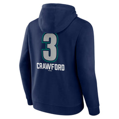 Navy J.P. Crawford Seattle Mariners Name & Number Fastball Pullover Hoodie