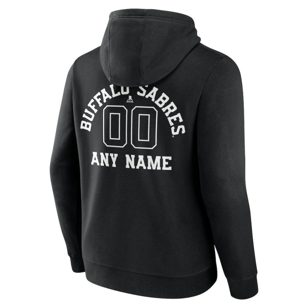 NHL Buffalo Sabres Personalized Name & Number Monochrome Pullover Hoodie