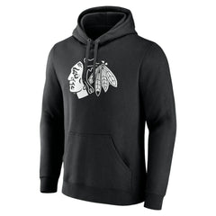 NHL Chicago Blackhawks Personalized Name & Number Monochrome Pullover Hoodie