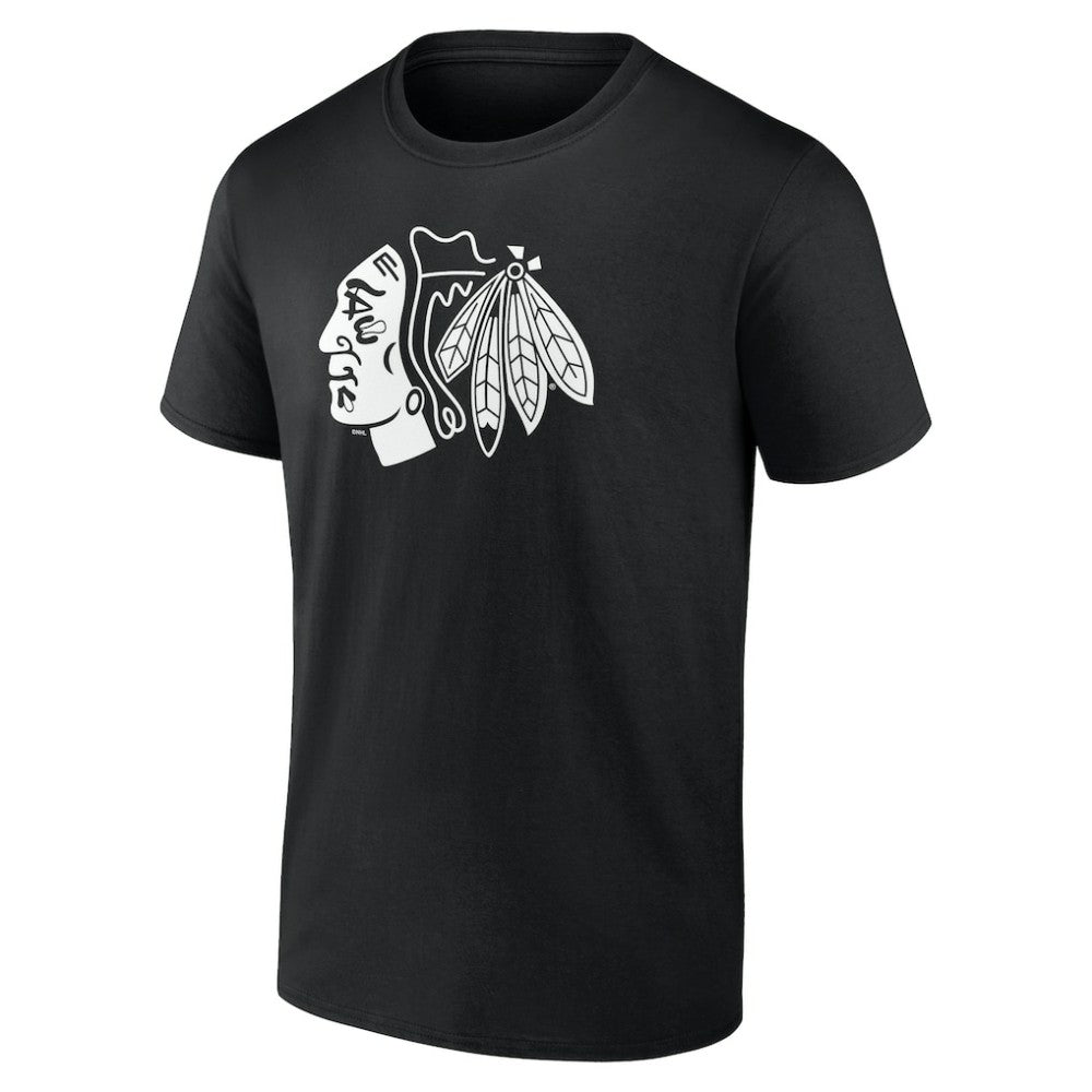 NHL Chicago Blackhawks Personalized Name & Number Monochrome T-Shirt