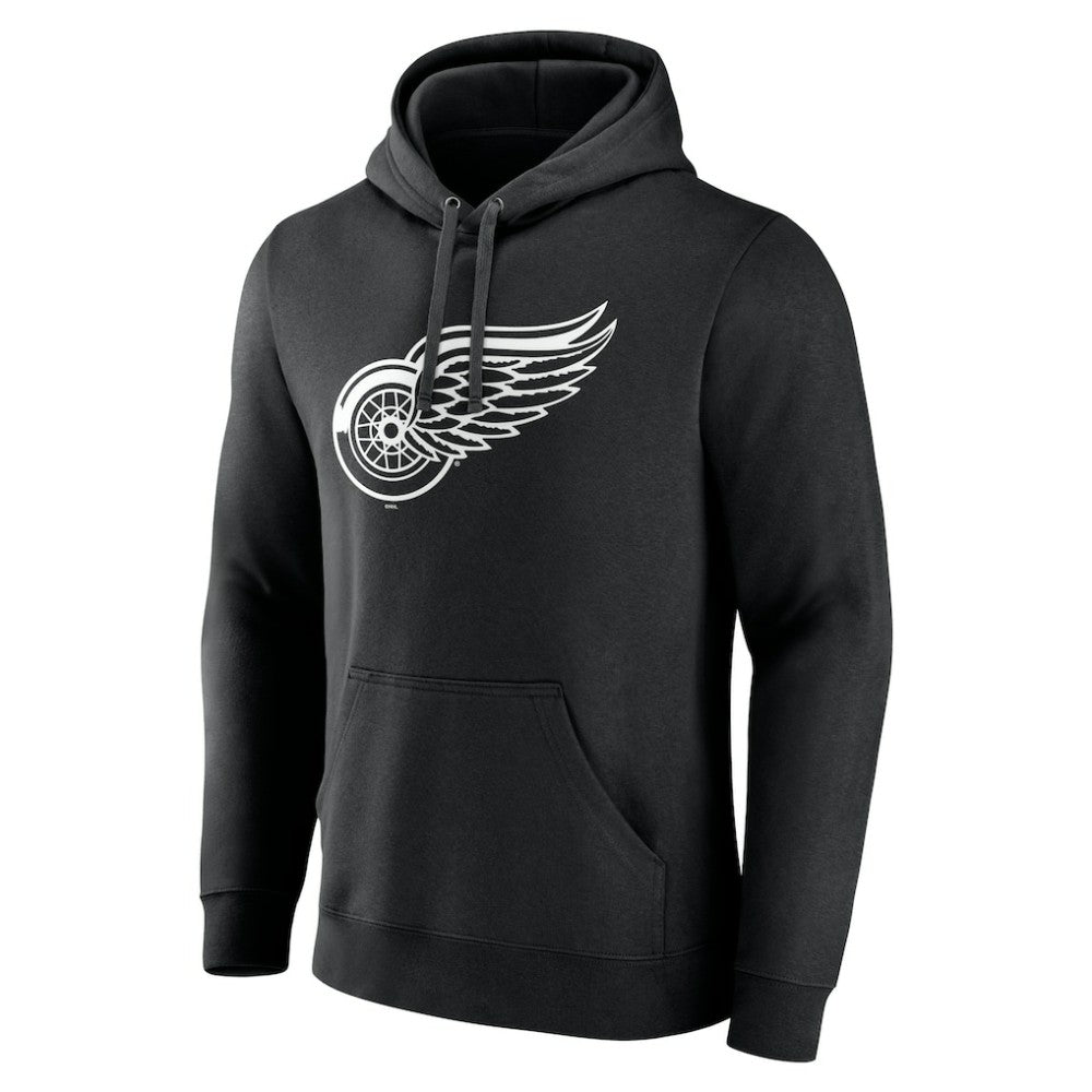 NHL Detroit Red Wings Personalized Name & Number Monochrome Pullover Hoodie
