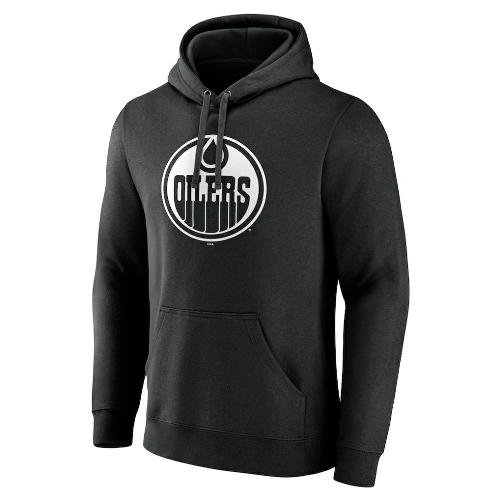 NHL Edmonton Oilers Personalized Name & Number Monochrome Pullover Hoodie