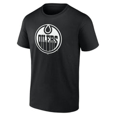 NHL Edmonton Oilers Personalized Name & Number Monochrome T-Shirt