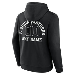 NHL Florida Panthers Personalized Name & Number Monochrome Pullover Hoodie