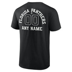 NHL Florida Panthers Personalized Name & Number Monochrome T-Shirt