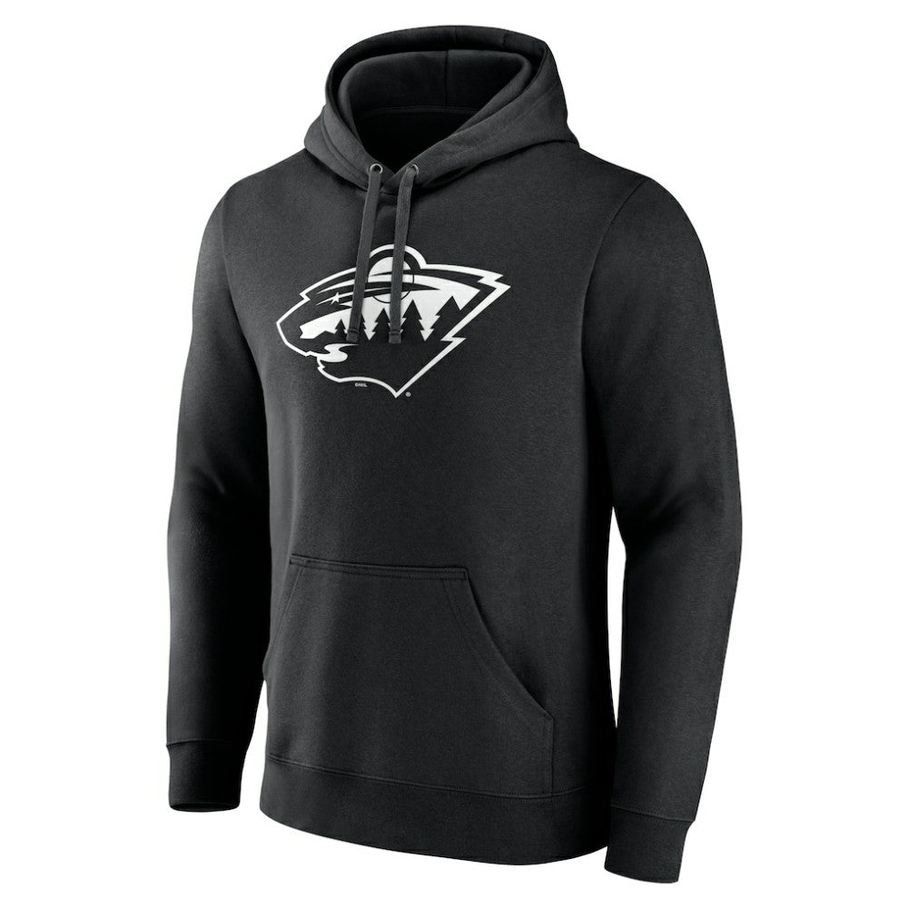 NHL Minnesota Wild Personalized Name & Number Monochrome Pullover Hoodie