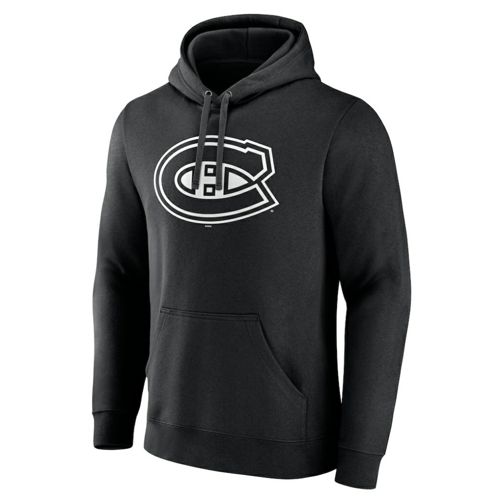 NHL Montreal Canadiens Personalized Name & Number Monochrome Pullover Hoodie